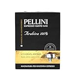 Pellini Gustobar N.3, Gemahlener Kaffee für Espressomaschinen mit Vollmundigem Geschmack, 100% Arabica-Mischung bei Langsamer Röstung, 2 Packungen mit je 250g