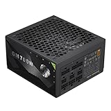 GAMEMAX GM 700B Netzteil PC 700 W, Vollmodular, 80 Plus Bronze, Active PFC & DC-to-DC, ATX Single 12V Rail, 140 mm Lüfter, Hochwertige Kondensatoren, 7 Schutzfunktionen, 5 Jahre Garantie, Schwarz