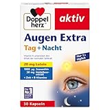 Doppelherz Augen Extra Tag + Nacht - Mit Lutein, Zeaxanthin - 5 Vitamine plus Folsäure - 30 Kapseln