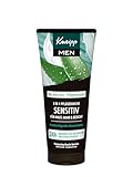 Kneipp MEN 3 in 1 Pflegedusche Sensitiv - Für Haut, Haar & Gesicht - Bio Aloe Vera - Hautberuhigendes Duscherlebnis - 200ml