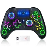 Lapezei Kabelloser Controller für P5 mit Dual-Motor-Sensor-Touchpad und 3,5-mm-Audiobuchse/Turbo/6-Achsen-Sensorfunktion, kompatibel mit PS-3/PS-4/Pro/Slim/S-Witch/PC