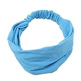 Einfache Stirnband Fliege Stirnbänder Elastischen Turban Knoten Headwrap Haarschmuck Blau Stabil Und Langlebig Convenient Design