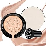 Kissen-Foundation, Pilzkopf Luftkissen, CC-Creme Mit Pilz-Make-up-schwamms, Foundation-Make-up-Concealer Für Das Gesicht, Feuchtigkeitsspendend, Gleichmäßiger hauttons Für Alle Hauttypen