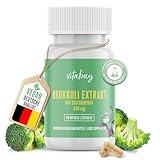 Vitabay Brokkoli Kapseln 500mg Brokkoli Extrakt 60 VEGANE Kapseln - Sulforaphan Kapseln Hochdosiert Sulphoraphan Brokolikapseln - Sulforaphan Brokkoli Extrakt Sulphorafan Broccoli Kapseln Hochdosiert