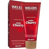 WELEDA Bio Very Cherry Handcreme Limited Edition – Naturkosmetik Sheabutter Handpflege Creme verwöhnt trockene Hände – Natürliche Hand Care Pflegecreme mit Kirsche Duft (vegan, 50ml)