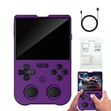 Qumiuu Retro-Handheld,Retro-Spielekonsole mit 3000-mAh-Akku | 3,5-Zoll-Touchscreen, Emulator-Handheld, unterstützt mehrere Emulatoren, Weihnachtsgeburtstagsgeschenke für Kinder