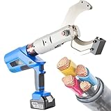 Hydraulischer Kabelschneider,Drahtschneider,150 kN/180 kN/250 kN elektrischer Ratschenkabelschneider mit LED-Anzeige/Batterie, Drahtschneidewerkzeug für Al und gepanzerte,105C