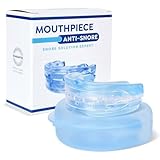 Luxvara Anti Schnarch Schnarchstopper, Verstellbare Aufbissschiene Gegen Schnarchen Stopper, Antischnarchschiene, Anti Schnarch Schiene Aufbissschienen, Waschbar & Wiederverwendbar (Blau)