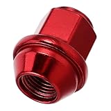 iplusmile Nabenmutter Schwarze Oem-radmuttern Rollen Für Drahtregale Fahrertürgriff Handhaben Radbolzen Für Anhänger Innentürgriff Radschrauben Propeller Legierter Stahl Rot