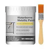 Rostentferner, Rostumwandler für Metall, 150 g wasserdichter Reiniger, multifunktionale Rostentfernungsprodukte, inklusive Bürste für einfache Anwendung, 6,4 x 7,8 cm