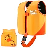 Kinder Mädchen Junge Schwimmlernweste, Schwimmhilfe Schwimmen Jacket für Kleinkinder mit Einstellbare Sicherheits Straps Alter 1-6 (KS-Orange, 3-6)