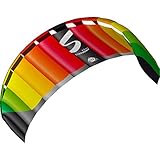 HQ 117745 - Symphony Pro 2.5 Rainbow Zweileiner Lenkmatte, ab 14 Jahren, 73x250cm, inkl. 160kp Dyneemaschnüre 2x25m auf Winder mit Schlaufen, 2-6 Beaufort