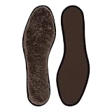 Bama Royal Komforteinlegesohle aus feinem Lammfell für besonders starke Kälte, Unisex Winter Wärme Einlegesohle, für feste Winter Schuhe