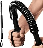 Profi Königsfeder Biegehantel Verstellbarer 3-Gewichtsmodus, Hochleistungs-Federexpander für Schulter Arm und Brustübungen, Oberkörpertraining, Armtrainingsgerät/60kg