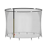 Baunsal® Trampolin Sicherheitsnetz Ø 305 cm (FGOS) für 6 Netzstangen Netzhöhe 180 cm Ersatzteile Netz Schutznetz Kindertrampolin Ersatznetz Gartentrampolin Outdoor