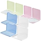 PEARL Maskenbox: 8er-Set Masken-Aufbewahrungs-Etuis, staubdicht und hygienisch, bunt (Box für Masken, FFP2 Masken Box, Mundschutz)