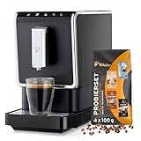 Tchibo Kaffeevollautomat Esperto Caffè für Caffè Crema und Espresso, Anthrazit - INKLUSIVE Kaffeeprobierset GRATIS