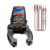 Verstärkerschneider, Klemm-Multimeter | AC Current Tester, multifunktionale Montage mit Taschenlampen-Hintergrundbeleuchtung 6000 Zählungen für die Messung der Temperatur bei