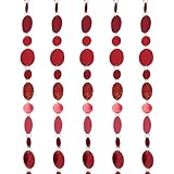 Cozylkx 5-Strängige PVC-Pailletten-Perlenkette, 1m Lange Glitzernde Blasen-Perlenschnur Für DIY-Vorhang, Raumteiler, Wand-Hintergrundpaneel