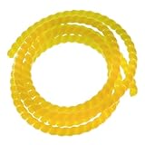 Heldentat zum schutz Von spiralen Spiralschlauch 2 Meter 8mm/10mm/14mm Mehrfarbig(Yellow,8mm inside diameter)