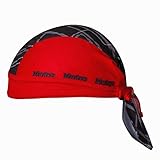 X-Labor Unisex Bandana Cap Atmungsaktiv UV Schutz Kopftuch Bikertuch Fahrrad Radsport MTB Kopfbedeckung rot