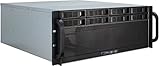 Inter-Tech 88887191 Case IPC Storage 4U-4408, o.PSU, Schwarz, Silber