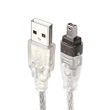 xiwai USB-Stecker auf Firewire IEEE 1394 4-poliger Stecker iLink-Adapterkabel für SONY DCR-TRV75E DV