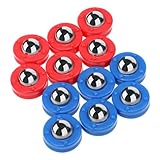 DECORNIJIA 12 Stück Teiliges Tischfußball Zubehör Rollenperlen für Kicker Spieltisch Praktische Ersatzteile für Fußballmaschine Lustige Rollende Kugeln Verbessert Hand Auge Koordination