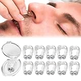 Zriol Nose Clip Snoring, Zriol Nose Clip Anti Snoring, Zriol Magnetic Nose Clip, Zriol Nose Clip for Stopping Snoring, Zriol Stop Snoring Nose Clip, Fast Anti Snoring Nose Clip for Men Women (10Pcs)