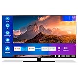 MEDION X16521 (MD 30963) 163,9 cm (65 Zoll) QLED Fernseher (Smart TV, 4K, Dolby Vision HDR, Dolby Atmos, Netflix, Prime Video, PVR, Bluetooth, MEMC, Micro Dimming)