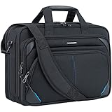 KROSER Laptop Tasche 18 Zoll Business Tasche Laptop für 17,3 Zoll Computer, Laptop Aktentasche, Wasserabweisend Schultertasche mit RFID Taschen für College/Herren/Frauen/Männer/Damen