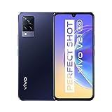 vivo V21 5G Smartphone, 8GB + 128GB, 44 MP-Super-Night-Selfie mit OIS, 64 MP-Dreifachkamera, 90 Hz hohe Bildwiederholfrequenz, Extrem Schmal, 6,44'', Dual-SIM(Dusk Blue)