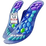 Akusoli Einlagen Original | Komfort Einlegesohlen Herren Damen Fußgewölbestütze, Schuheinlagen für Arbeitsschuhe zur Linderung von Plantarfasziitis, Plattfuß und Verteilt Fußdruck EU36-42