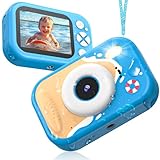 Kinderkamera, wasserdicht, IP67 Unterwasserkamera für Kinder im Alter von 3–12 Jahren, HD-Kinder-Digitalkamera mit 1080P-Videoaufnahme, langlebiges ABS-Material, Pool-Spielzeug für Jungen und Mädchen