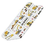 SHUCHING Badewannenmatte rutschfest Kinder, 100 X 40 cm Badematte rutschfest Kinder, Antirutschmatte Badewanne Baby 100% BPA Frei, Maschinenwaschbar, Fahrzeuge