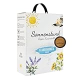 Sonnenstund Grauburgunder trocken 3 Liter Wein-Box, zarte Fruchtaromen nach Pfirsich, Apfel und Zitrusfrüchten, Grauer Burgunder QbA vom Kaiserstuhl (1 x 3,0 l Bag-in-Box)