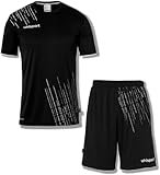 uhlsport Score 26 Fußball Trikot-Set Trikotsatz - Komplettes Fußball-Trikot-Set bestehend aus Trainings-T-Shirt und kurze Trainings-Hose - 10 Varianten verfügbar für Erwachsene und Kinder