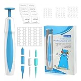 Micro Skin Tag Entferner, Skin Tag Muttermal Entferner, Auto Skin Tag Remover Kit, Stielwarzen Entfernen Schnell Kit, Hautanhängsel Entfernen Stift, Warzenentferner für Micro bis Large (1-8 mm)