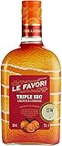 Le Favori - Triple Sec Orangenlikör 40% Vol seit 1876 - Produkt aus Frankreich (1 x 0.7 l) | 700 ml (1er Pack)