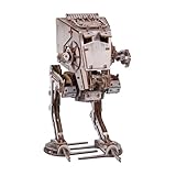 UGEARS Star Wars at-ST Walker 3D Puzzle Holz – 3D Holzpuzzle Erwachsene, Modellbausatz Erwachsene Mechanisches Laufmodell Holzmodelle Bausätze, Basteln Star Wars Geschenk zu Weihnachten