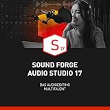 SOUND FORGE Audio Studio 17 – Das Multitalent für Recording, Audio Editing, Restauration & Mastering | Audio Bearbeitung Software | Musikproduktion | für Windows 10/11 PC | 1 PC Lizenz