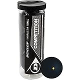 Dunlop Sports Wettkampf-Squashbälle, 3-Ball-Schlauch