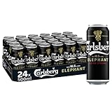 Carlsberg Elephant Extra Strong 10,5 % Vol. Dosenbier 0,5 l | 24 Starkbier Dosen in vollmundig, kräftigem Geschmack | Bier Palette Einweg (24 X 0,5 l)