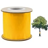 CAREDGO Leimringe Selbstklebend 10cm*50m Ameisen Leimring für Obstbäume Baum Stammschutz Ameisenleimring Baumschutz Inklusive Leimfalle Baumleimring Klebeband für Kirschbaum Apfelbaum Pflaumenbaum