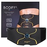 Bodify® EMS Bauchtrainer Pro - Gezielte Stimulation der Bauch Muskulatur! - Muskelaufbau - Bauchtrainer - Stimulationsgerät Bauch Muskeln - Bauchmuskeltrainer für Männer und Frauen Das ORIGINAL