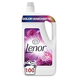 LENOR Color Flüssigwaschmittel Amethyst Blütentraum 100 Waschladungen, Tiefenreinheit auch bei Kaltwäsche & 3-mal länger anhaltende Frische