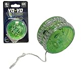 Yo Yo Yo Profi Yoyo für Kinder und Anfänger mit LED-Licht und Kupplung für automatische Reaktionsreaktion Yo LED mit Lichteffekt Joyo Spiel, verschiedene Farben
