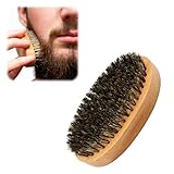 Bartbürste Männer,Bart Bürste,Bartbürste Mit Wildschweinborsten,Beard Comb,Bartbürste Mit Wildschweinborsten,Perfektes Bartpflegewerkzeug Für Männer,Für Männer Bart Styling,Pflege Und Gestaltung