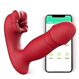 ZWFUN G-Punkt-Vibrator mit Zungenstimulation Heizfunktion, 9 Vibrationsmodi, APP-Steuerung, leise Vibration für Frauen Masturbator Erotikspielzeug Klitoris leken Sexspielzeug für Frauen Paare