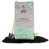 Hochwald - Bio Kräutererde 20 L torffrei mit nachhaltigem Langzeitdünger - Erde mit Natur Dünger für Kräuter - Basilikum Bioerde Balkon & Hochbeet - Spezialerde mit Bodenhilfsstoff für Kräuterpflanzen